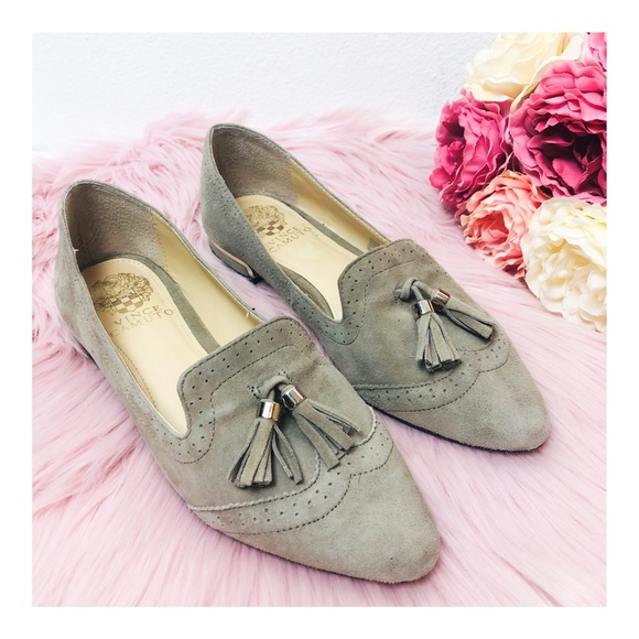Vince Camuto Shoes - Vince Camuto Tan Rizell Tassel Loafer Flat 6.5